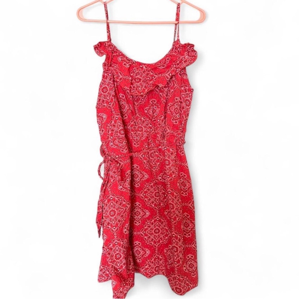 Old Navy Red Bandana Print Dress